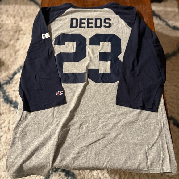 Deeds’ Pizza 3/4 Baseball T-Shirt - Picture 2 of 6